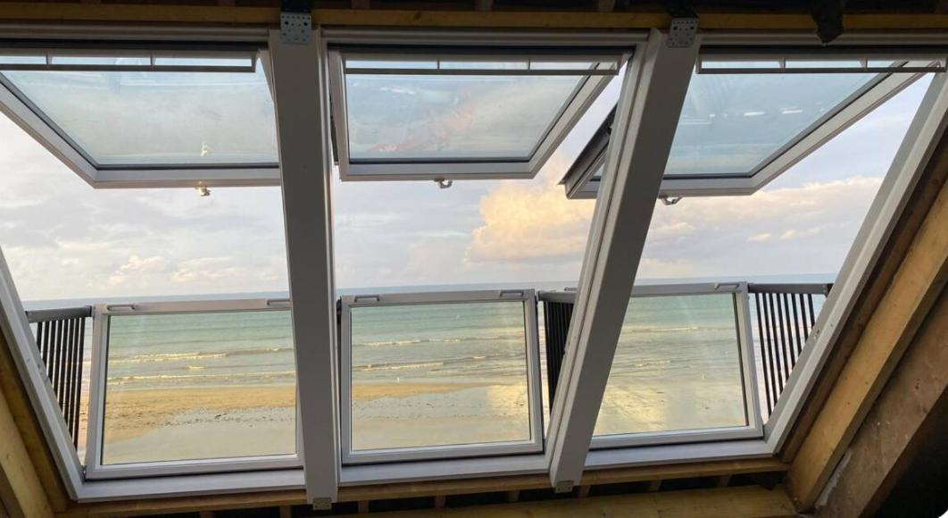 Vue Exceptionnelle En Front De Mer, 8 Personnes Ver-sur-Mer Exterior foto